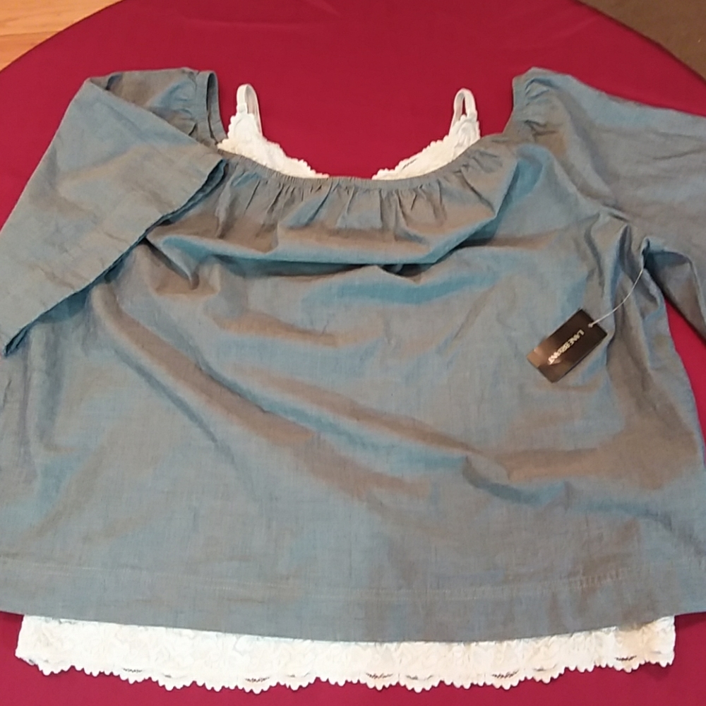 NWT Lane Bryant Off-shoulder Knit Top Plus Sizes